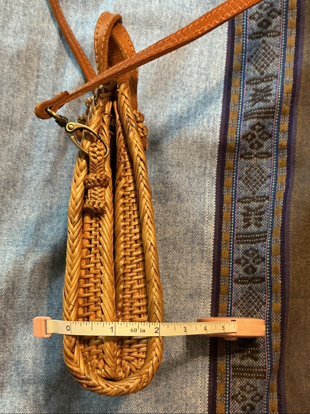 Unique handmade little crossbody bag from Israel - Picture 9 of 9